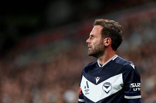 EveryMVFCPlayer's tweet photo. =230. Juan MATA

Midfielder - 28.04.1988 - ESP

MV Debut:
18/10/2025 (A-League vs. Auckland FC (H), D 0-0 - Sub on 68')📍AAMI Park, Melbourne

MV Career Span:
2025-26

MV Apps: 25
MV Goals: 5 https://t.co/KvWrgPb6dy