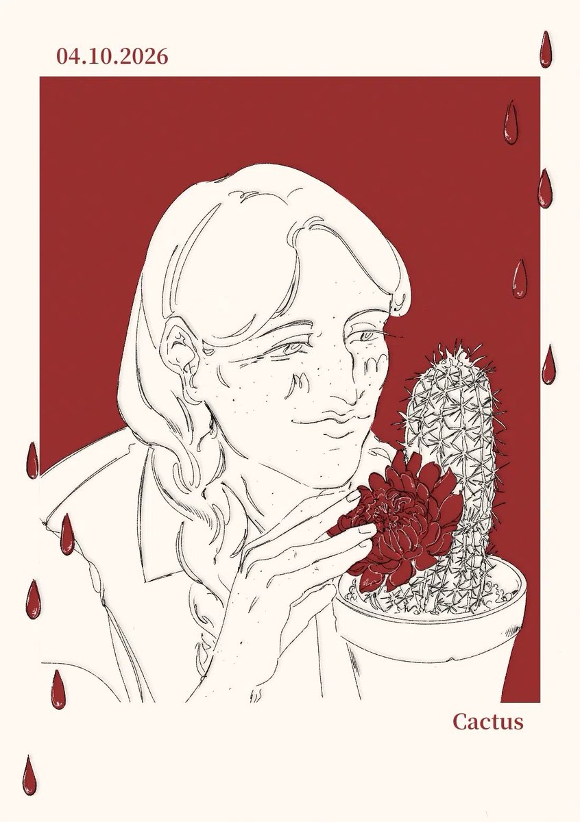 AnnBragin's tweet photo. Surgeon asked his beloved to give him exotic flowers more often... And it seems Eduard Nikolaevich went a bit overboard.

#inktober2026 • #inktober • #sketches https://t.co/Ph6ga9hkeE