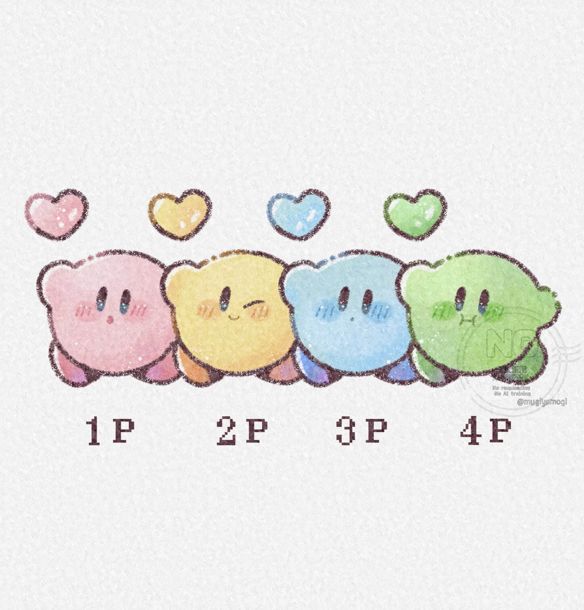 mugipoyow's tweet photo. 🩷💛️🩵💚 https://t.co/kcr5J59ZOI