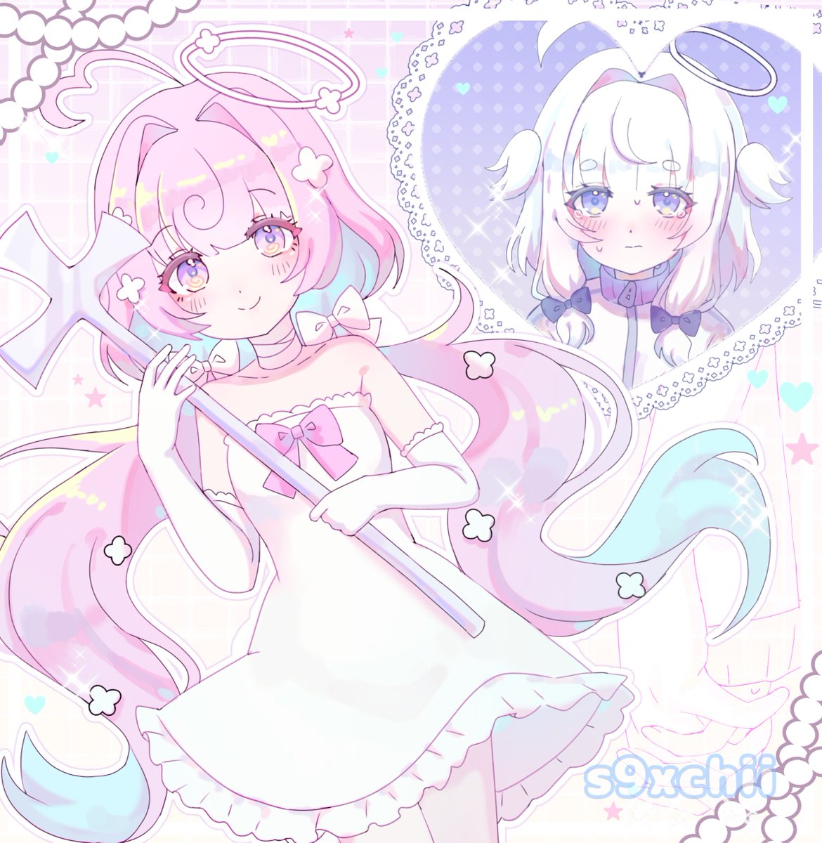 s9xchii's tweet photo. 皆さん、ぜひこの動画を見てください！素晴らしい出来栄えです！💞私もその一員でした！！ 🍥
ちのいさん大好き🎀 天使の日おめでとう~
#てんしの日3D #桃源郷屋さん https://t.co/4xqI6VMeER