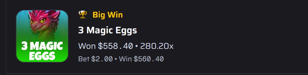 Gamwiz_100's tweet photo. A Gamwiz player turn $2 into $550+ playing 3 magic egg https://t.co/8KipJ1NqEh