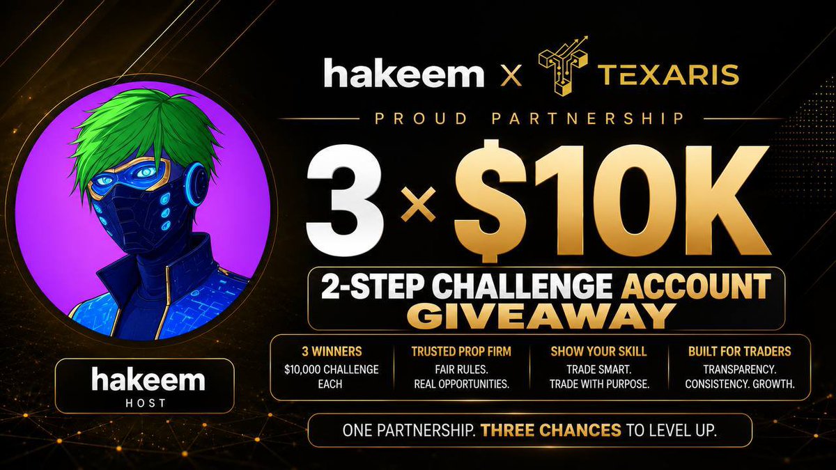 skyshark0's tweet photo. 3x 10k Giveaways 🎁

Average payouts 2hours 

Follow @skyshark0 &amp; @texarisofficial 
Like &amp; Retweet
Tag 3 traders
72h. https://t.co/WrKcNMGoUV