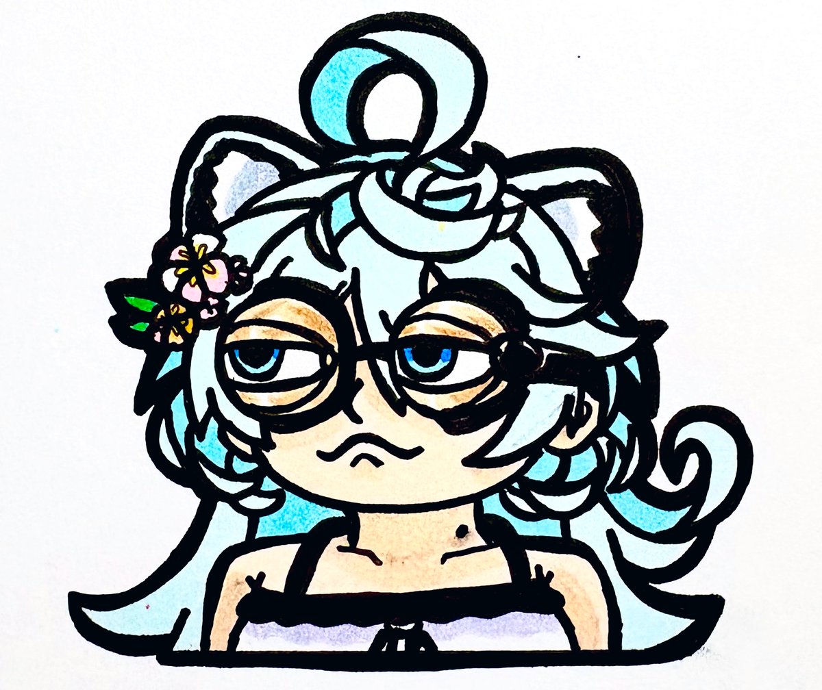 Miyabinayuu's tweet photo. 眠くなってきちゃった
#わたかき https://t.co/xlWjHzcVi7