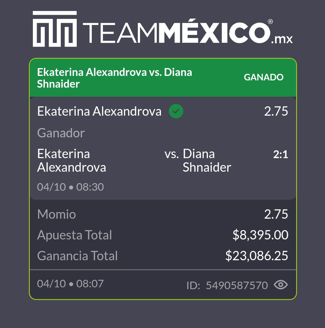 OnepicksMx's tweet photo. Obtuvimos un poco mas de lo esperado, se sufrió pero se ganó. 

Me siguieron? https://t.co/q40WjJZ5PA