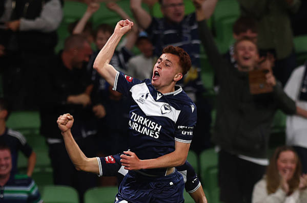EveryMVFCPlayer's tweet photo. =230. Matthew GRIMALDI

Midfielder - 28.11.2003 - AUS

MV Debut:
18/10/2025 (A-League vs. Auckland FC (H), D 0-0 - Sub on 68')📍AAMI Park, Melbourne

MV Career Span:
2025-now*

MV Apps: 32
MV Goals: 3

*active MVFC player. Stats as at 05/10/2026 https://t.co/U7IPD5swWv