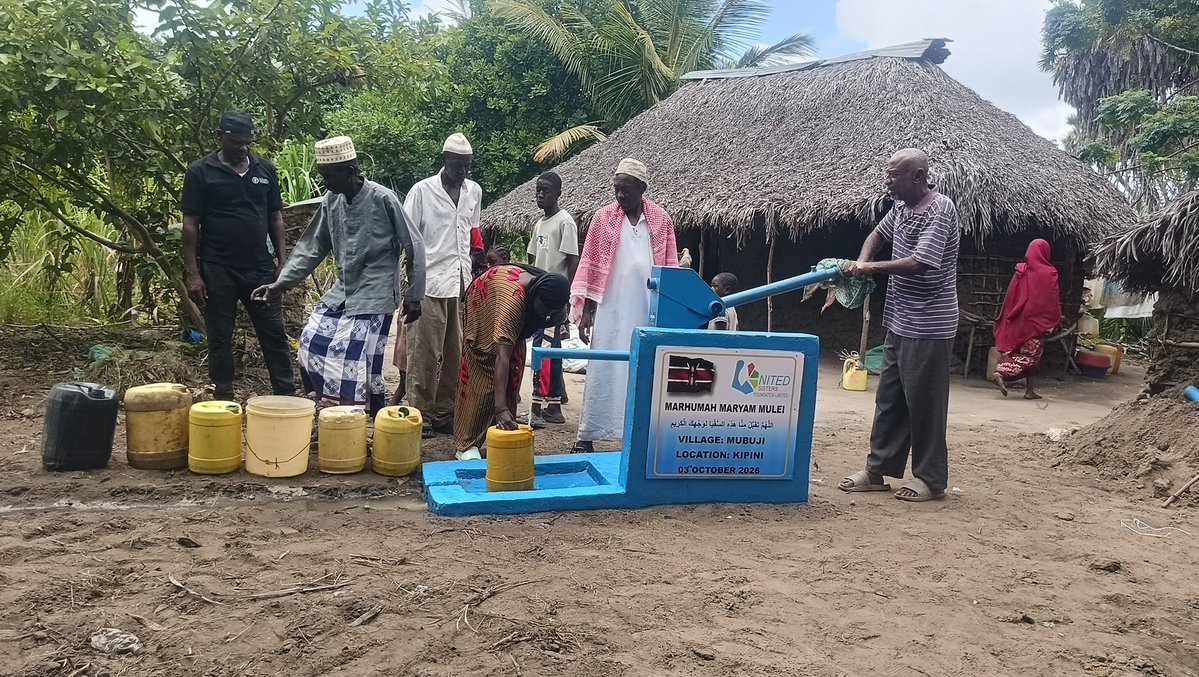 JamaludinSheikh's tweet photo. A beautiful example of sisterhood and lasting love. ❤️
Sister Maryam Mulei served her masjid with humility as a cleaner. After her passing, her friends came together to build a Sadaqah Jariyah well in her memory—turning remembrance into ongoing charity.
May Allah accept it. https://t.co/5dZyuruSMD