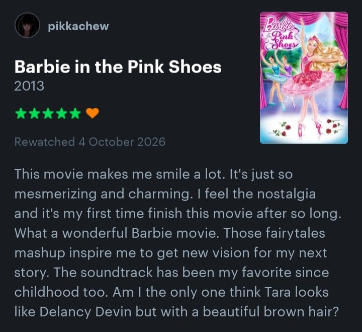 colordvalle's tweet photo. • Barbie in the Pink Shoes (2013) https://t.co/BbtmT2sZvc