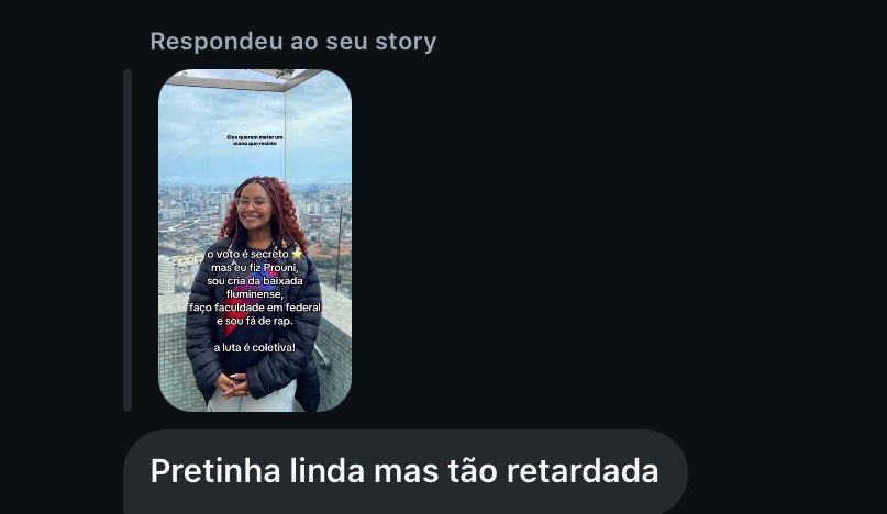 stesagaz's tweet photo. acordei com vários comentários desgostosos no Insta e isso só me incentivou a apertar o 13 tão forte que vocês vão sentir daí da casa de vocês https://t.co/H6irKBnjpa