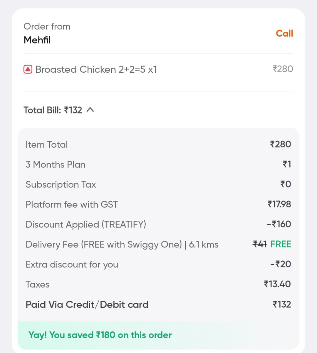 Rustum143's tweet photo. @Chandra_OG @zomato Last week🥰 https://t.co/8hcKTwQkNa