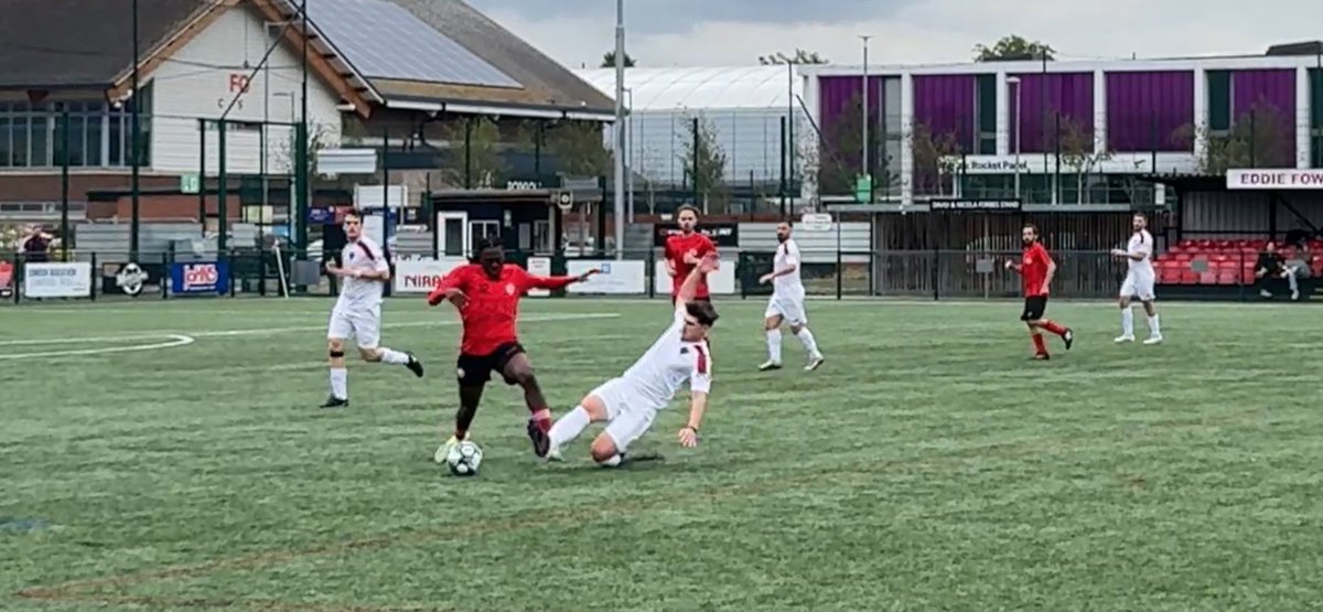 CH_SpartansFC's tweet photo. This is why Referees MUST protect players from these out of control challenges. These plays don’t get paid and have to go to work on Monday morning!

Now our player has a fractured ankle!

There was NO danger of a goal (not that this would be an excuse) just reckless! https://t.co/fNxVAzMATI