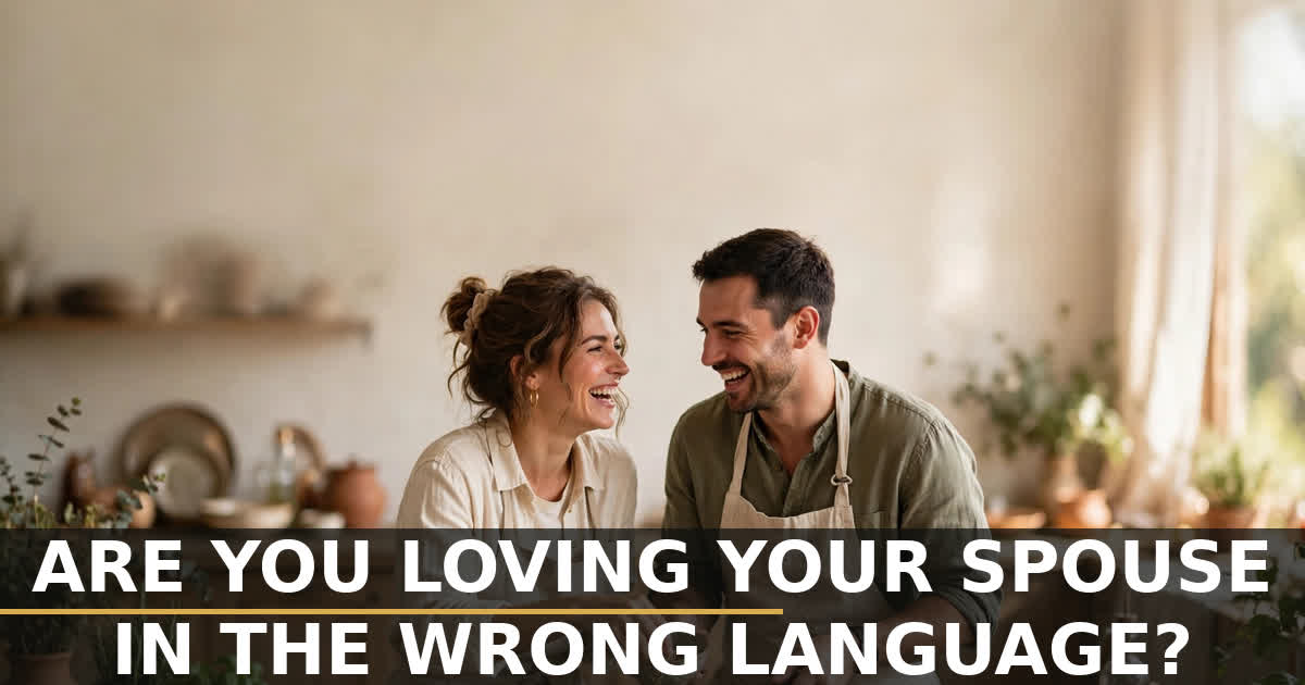 Fulllifecrew's tweet photo. Are you loving your spouse in the wrong language? I spent years on compliments while Deb just needed the dishes done 😂 The one question that changed everything: https://t.co/OyjDUbPIkL https://t.co/EplSA5oqqO