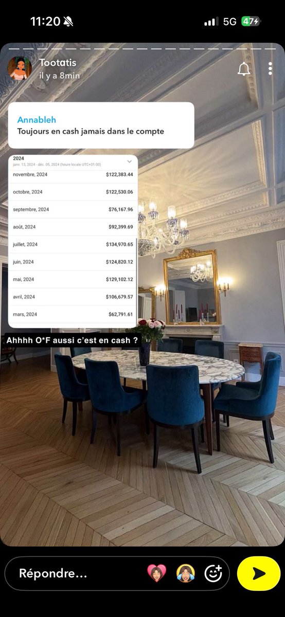 ohmayaaaak's tweet photo. PTDRRR JE PEUX PAS VOUS CROIRE, comment ça 100k minimum par mois ? 
Mais elle a pas besoin de offset c’est lui qu’a besoin d’elle https://t.co/xENffiJCtJ