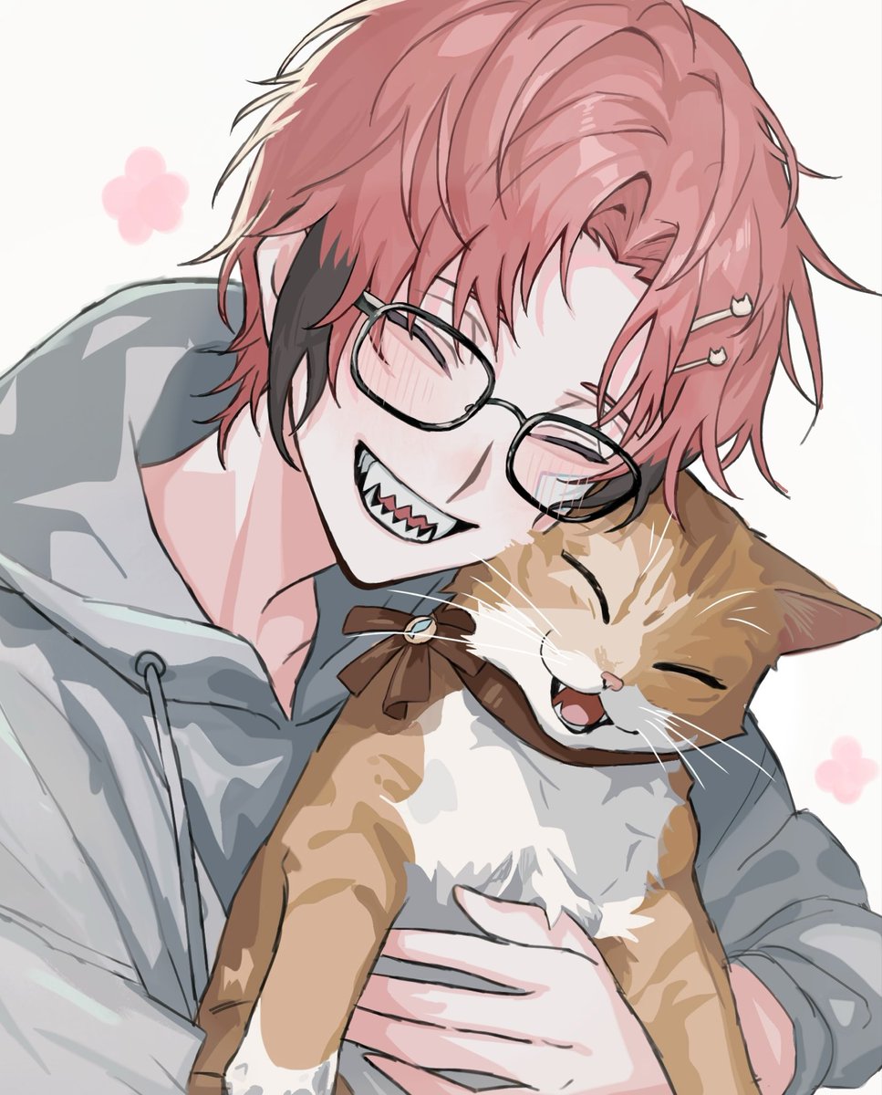b21x_x's tweet photo. 🦖×🐈   #紙とウェン https://t.co/GadMDfCNZA