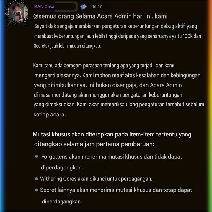 Paus_Toska's tweet photo. Pernyataan terbodoh dari seorang developer game @TalonMidnight lu yang salah yang kena imbasnya player. Emang lu mah gak seneng Playernya seneng. GAK USAH MINTA MAAF, MAAF LU GAK DITERIMA!!! https://t.co/q9BTuHXDJe