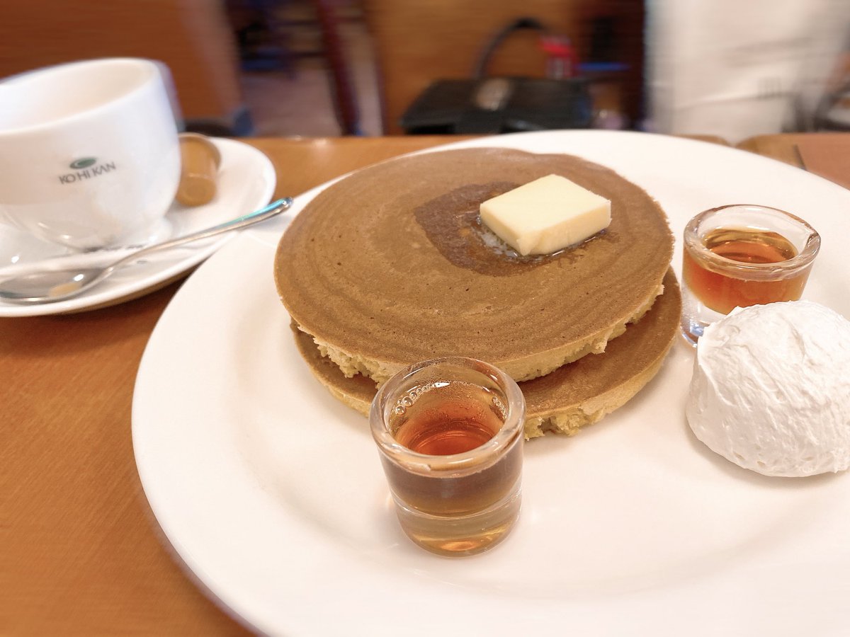 milk_chant's tweet photo. 昨日食べたホットケーキ https://t.co/ftZdOGZZ1Z