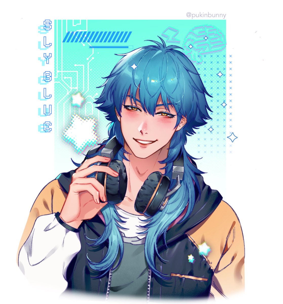 pukinbunny's tweet photo. SlyBlue #dmmd #aoba https://t.co/0W0bNbPnqX
