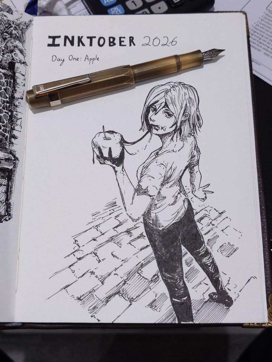 IaaacSoong's tweet photo. I'm late but I'll go down the list as I go. It's nice to try this again

#Inktober #apple #dayone https://t.co/mqBFvnJGbL
