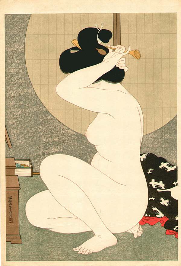 aMacGyverism's tweet photo. 平野白峰 － 湯上り
Hirano Hakuho
#art #新版画 #shin_hanga
[浮世絵 / Ukiyoe / 創作版画] https://t.co/fX83V8x0sU