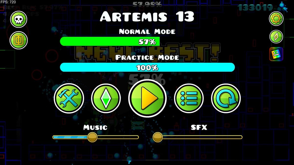 CoreOfSlaying's tweet photo. 🇺🇸@Thnnder_ (#14 best player according to @coreboardgd) has got 57% on the #1/#5 demon Artemis 13

After 5 fails at 49%, the player still managed to close the level in 2 runs. He also has progress of 36-83% and 52-100%. https://t.co/cZtZJcm6XQ