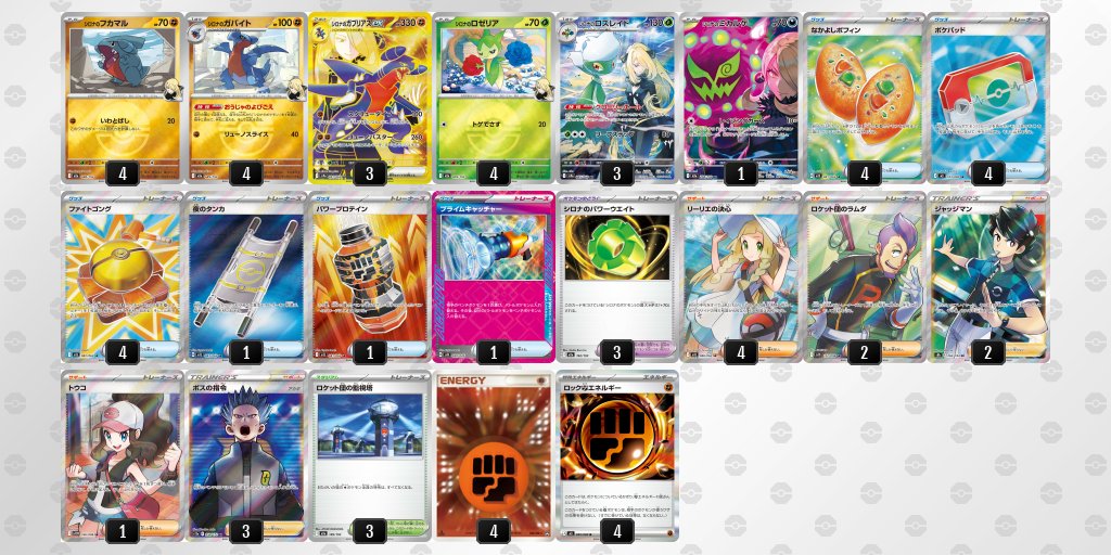 pokeca_book's tweet photo. シティリーグ10/4【日】
Super KaBoS 二の宮本店（福井）

優勝　ガブリアス
準優勝　ドラパルト
TOP4　ルカリオ
TOP4　ドラパルト https://t.co/uOYCcEZxR2