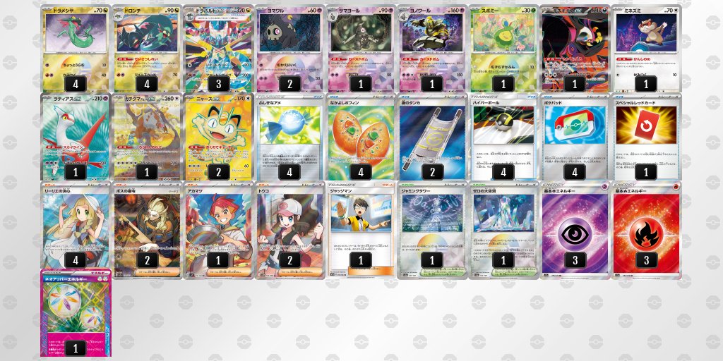 pokeca_book's tweet photo. シティリーグ10/4【日】
Super KaBoS 二の宮本店（福井）

優勝　ガブリアス
準優勝　ドラパルト
TOP4　ルカリオ
TOP4　ドラパルト https://t.co/uOYCcEZxR2