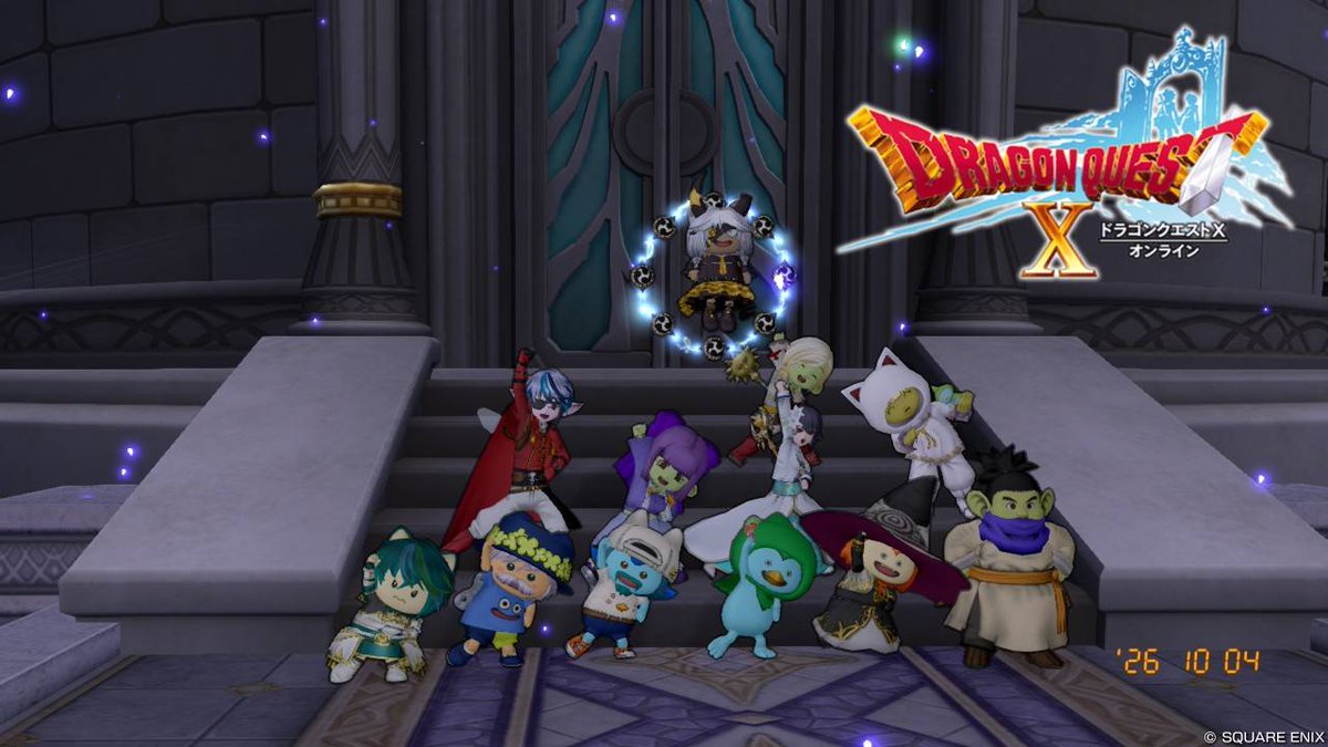 paraben2010's tweet photo. #今週の光る樽 #DQ10 #バレラーズ
いつもの時間にいつもの場所で～
タルの中身は、ふくびき券５枚でした～
あれこれビーチで雑談
出張先は、昏冥庫の周回
オフロードカーの助手席に乗るプクは、急ブレーキに注意
今週もたのしいひと時で始まるじぇ～ぃ https://t.co/MTIhL84TXO