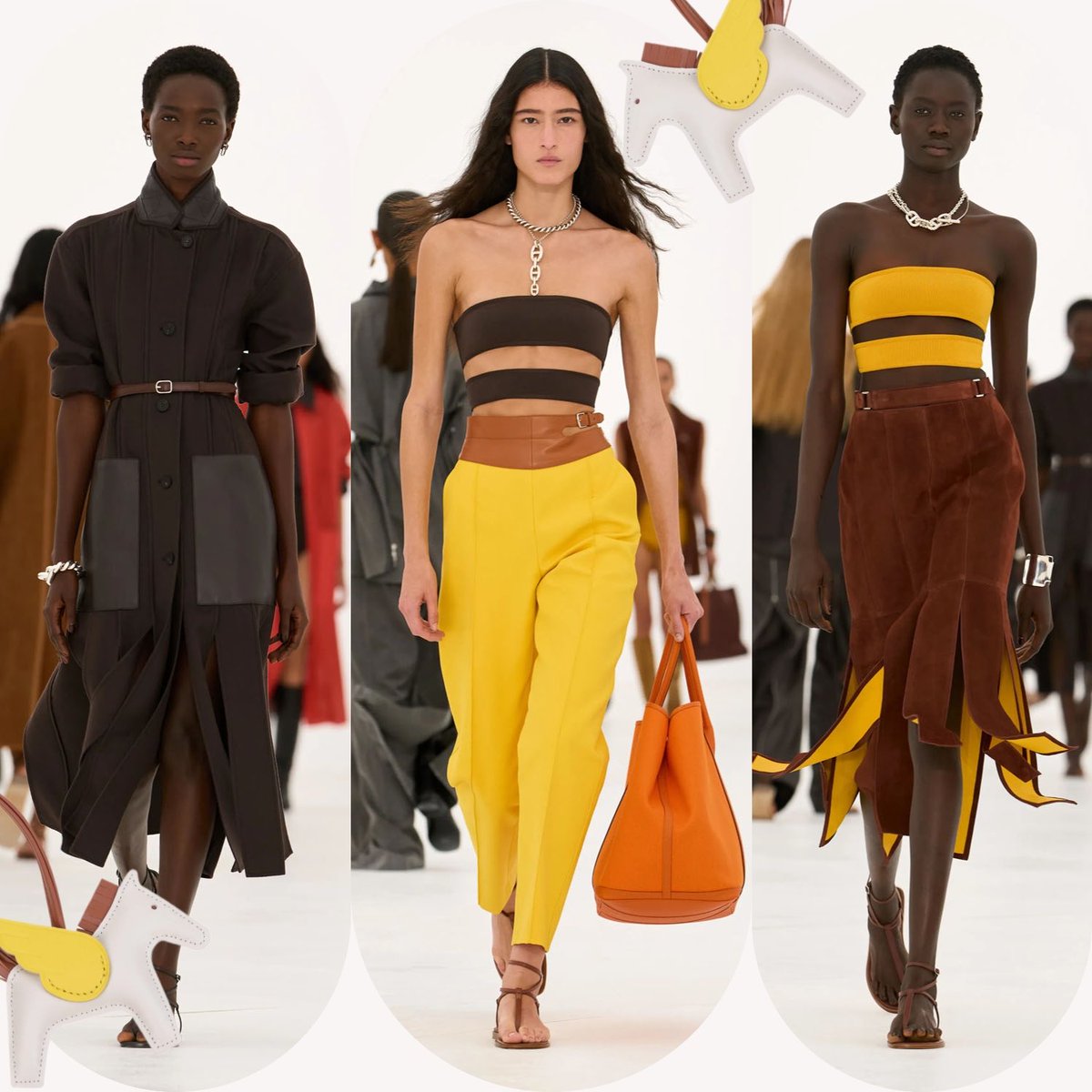 runwaymagazine's tweet photo. #Hermes Spring Summer 2027 “The Aerodynamics of Savoir-Faire”. Story by #RunwayMagazine : https://t.co/uhMPnpRTqA @runwaymagazine https://t.co/VJa0yi8KmL