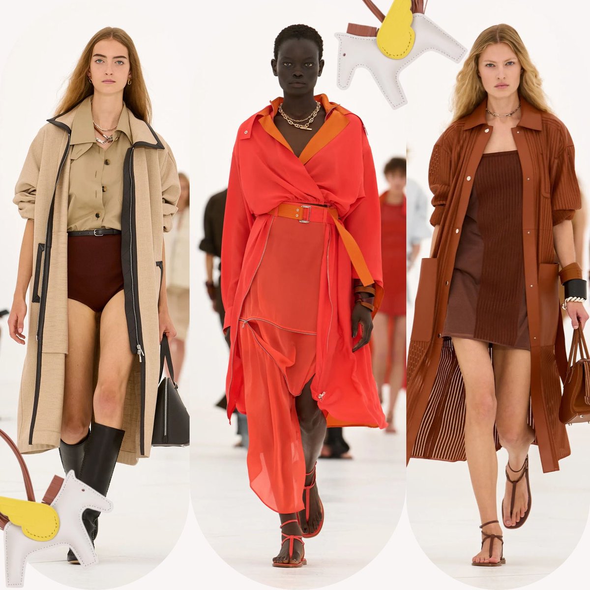 runwaymagazine's tweet photo. #Hermes Spring Summer 2027 “The Aerodynamics of Savoir-Faire”. Story by #RunwayMagazine : https://t.co/uhMPnpRTqA @runwaymagazine https://t.co/VJa0yi8KmL