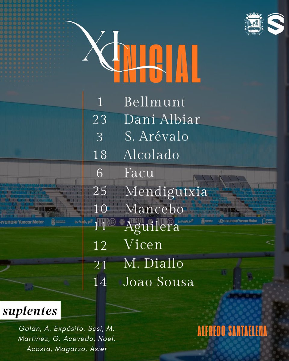 Fuenla's tweet photo. 📝| XI Inicial para el encuentro de hoy 💪💙 https://t.co/H03hlZN75y