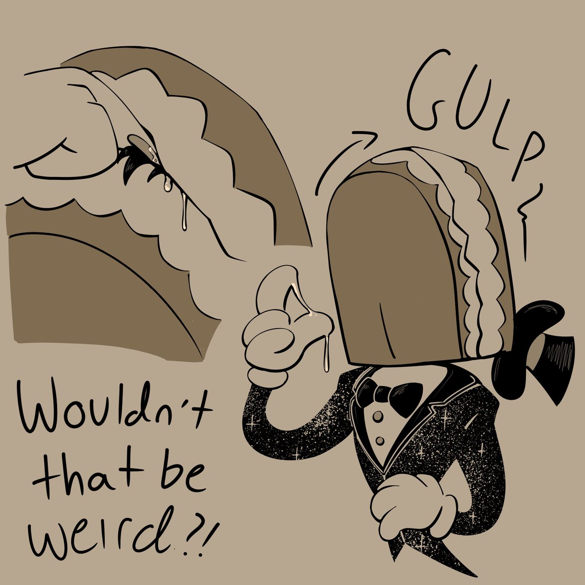 72snakes_jpeg's tweet photo. #Sweettoothtober Days 4 + 5: cat and mouse + size difference 

Idek if this fits the day 4 prompt but I’m gonna be lazy and count it anyway

#digitum #tadcvore https://t.co/tfCrR5fMjE