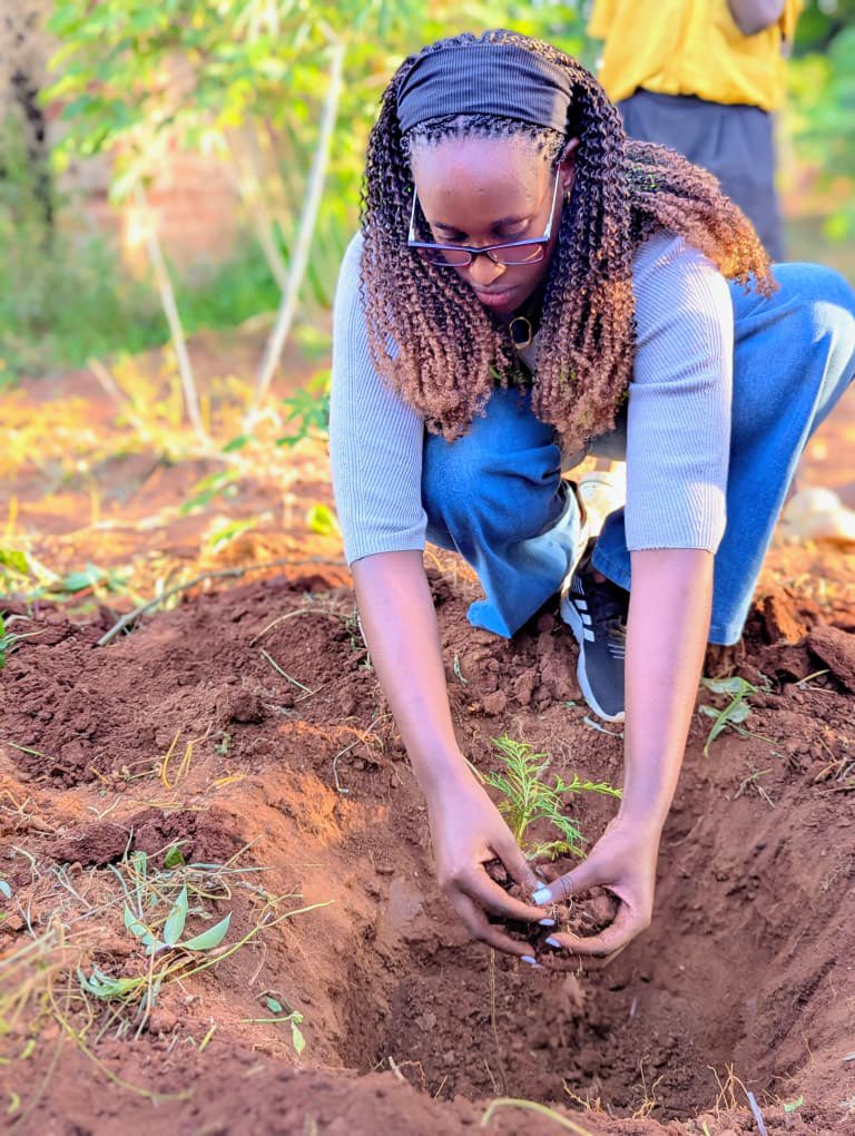 BasogaNseeteUCU's tweet photo. @BasogaNseeteUCU Pad A Busoga Girl Campaign was successful.

We planted trees with the pupils, teaching them to love &amp; protect the environment.

We mentored boys on mental health, adolescence changes, staying in school, building good character, learning to respect &amp; support girls https://t.co/AHLnnMoeNS