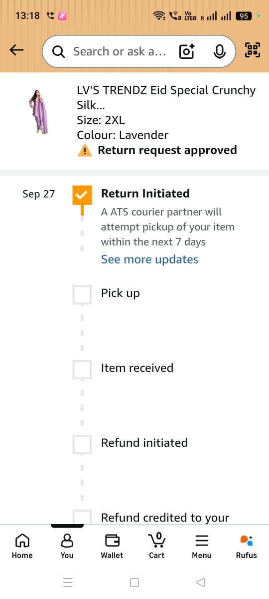 Nikky00849356's tweet photo. @amazonIN what cheap dirty plays ...I have been trying to return a wrong shipped since 2 months and Amazon says return has been denied by customer why will I deny what I have called 200 times for I need my refund https://t.co/QhKWYkt871