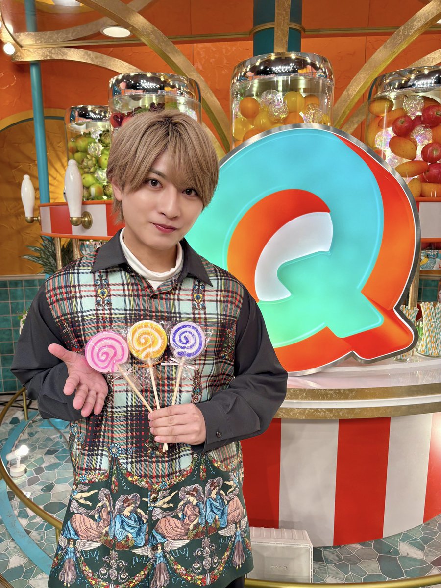 jr_official_X's tweet photo. 今日の『 #上田晋也のサンデーQ 』に
B&amp;ZAIより #本髙克樹 が生出演いたしました👦🏼💚

📸あめべロスはいかが💭なオフショットをお届け‼︎

ご覧いただいた皆さま、ありがとうございました☀️

#BandZAI https://t.co/NnMGAsIcvt