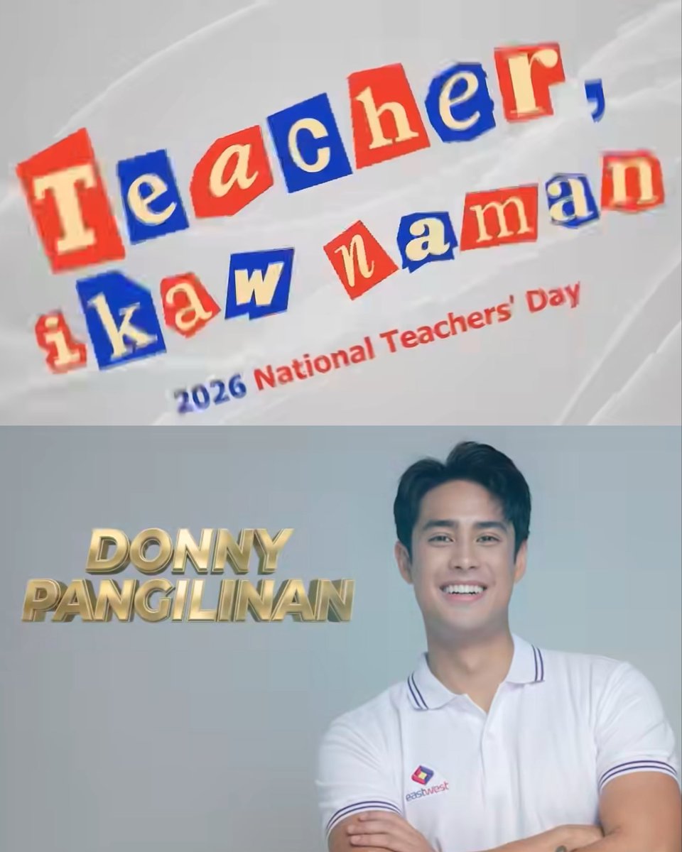 donnyfication's tweet photo. Donny is one of the special guests tomorrow for National Teacher’s Day Celebration 🥰✨

Tune in on DepEd official page for the LIVE. Event will be at Araneta Coliseum.

#DonnyPangilinan https://t.co/pVKlQuU1dZ