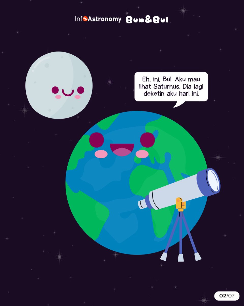 infoAstronomy's tweet photo. Malam ini planet Saturnus akan berada di titik oposisi terhadap Matahari, bikin ia berada di jarak terdekat dari Bumi kita. Saturnus pun akan bisa diamati sepanjang malam. 🪐🌏

Saturnus ini beneran oposisi ya, bukan lagi cari posisi~ https://t.co/Im7OVcxGYj