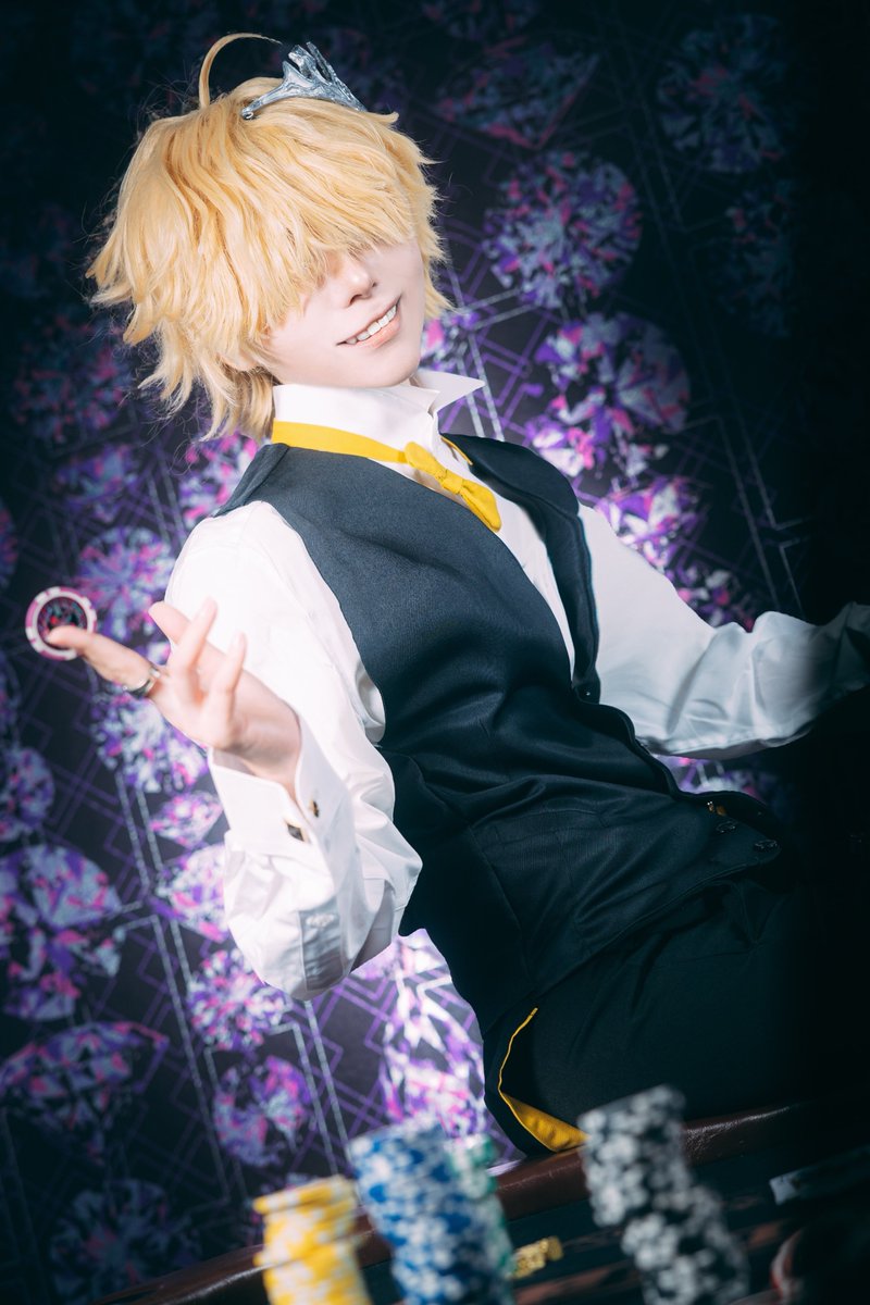PyonYame's tweet photo. cos 家庭教師ヒットマンREBORN!
       ベルフェゴール カジノver

P @hibari_cam #塚コス https://t.co/Wtvcc3TEfH