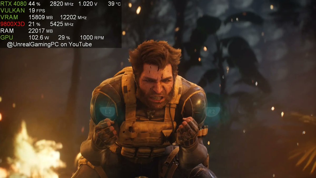 VideoCardz's tweet photo. Marvel’s Wolverine now reaches 20 FPS on PCs 

🔗https://t.co/SYJecQdqFf https://t.co/xpgng5Zpqj