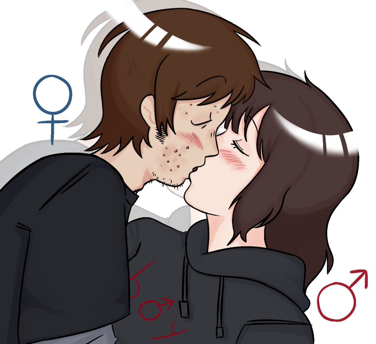 isaacwhateley's tweet photo. girlmoder kissing boymoder, requests open https://t.co/TsiDiPsRri