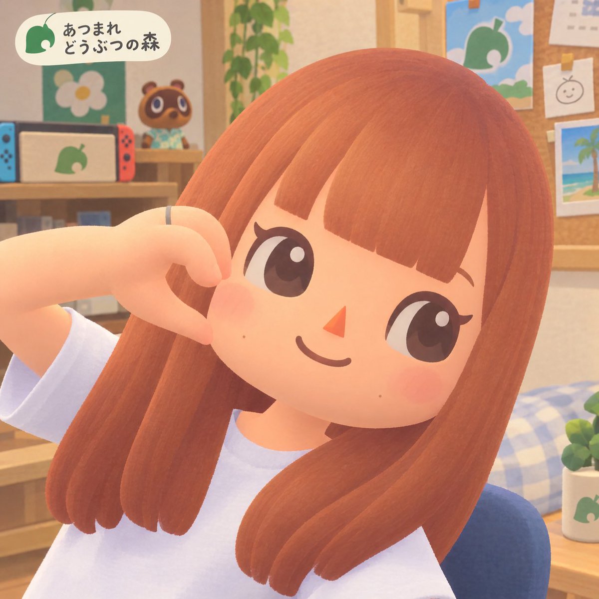_419sno's tweet photo. チャッピーにポレをあつ森風にしてって言ったらいかにもAIだけど、可愛いのできた https://t.co/qkQhx1X888