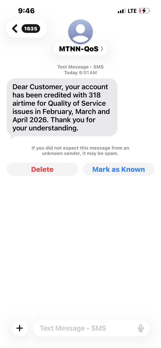 adewaledeyforu's tweet photo. Lmao, misplaced priorities. MTN should fix their network instead. https://t.co/H53mXooVU8