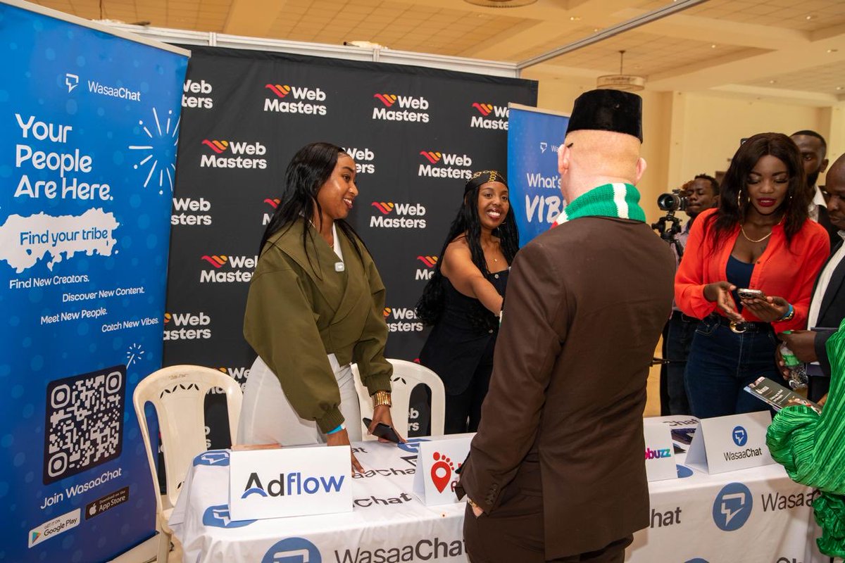 WasaaChat's tweet photo. At the Creative &amp; Digital Economy Sessions, the WasaaChat team showed up, connected and shared ideas shaping Africa’s creator economy. 

#WasaaChat #TeamWasaa #CreativeEconomy #DigitalEconomy #MadeInKenya https://t.co/XTAKe937Ta