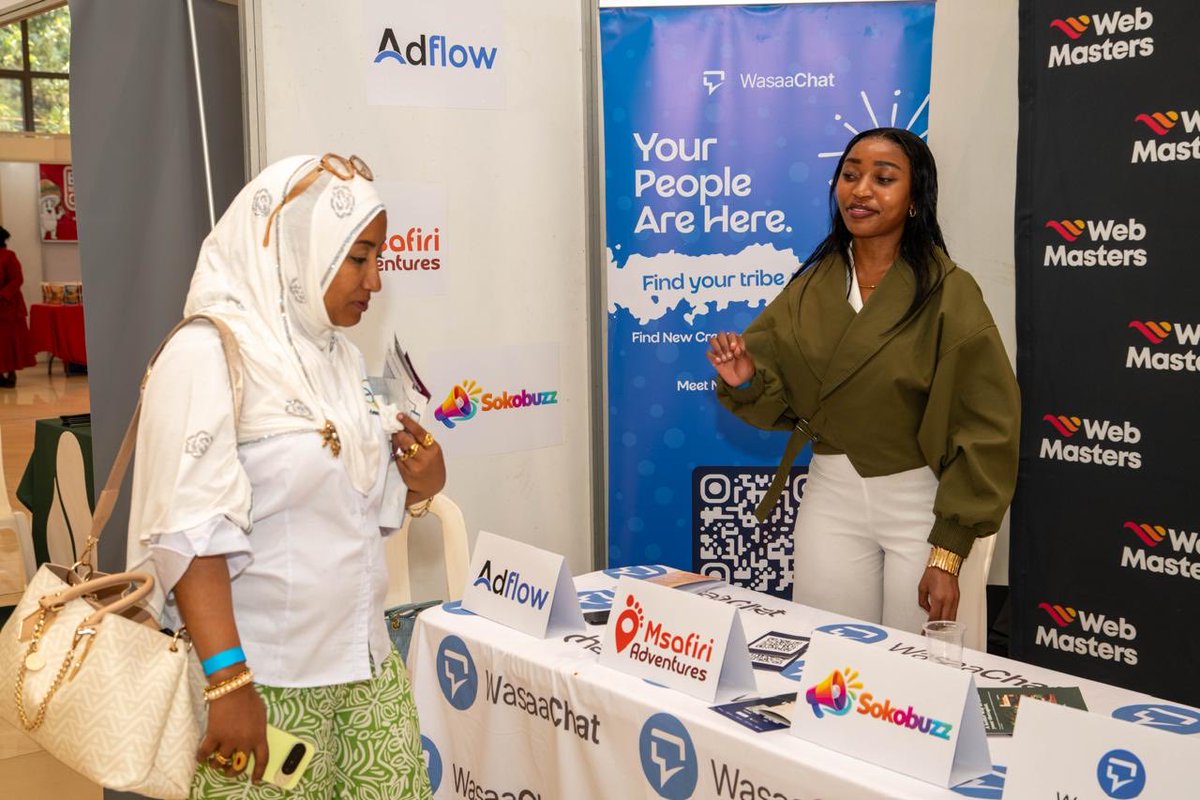 WasaaChat's tweet photo. At the Creative &amp; Digital Economy Sessions, the WasaaChat team showed up, connected and shared ideas shaping Africa’s creator economy. 

#WasaaChat #TeamWasaa #CreativeEconomy #DigitalEconomy #MadeInKenya https://t.co/XTAKe937Ta