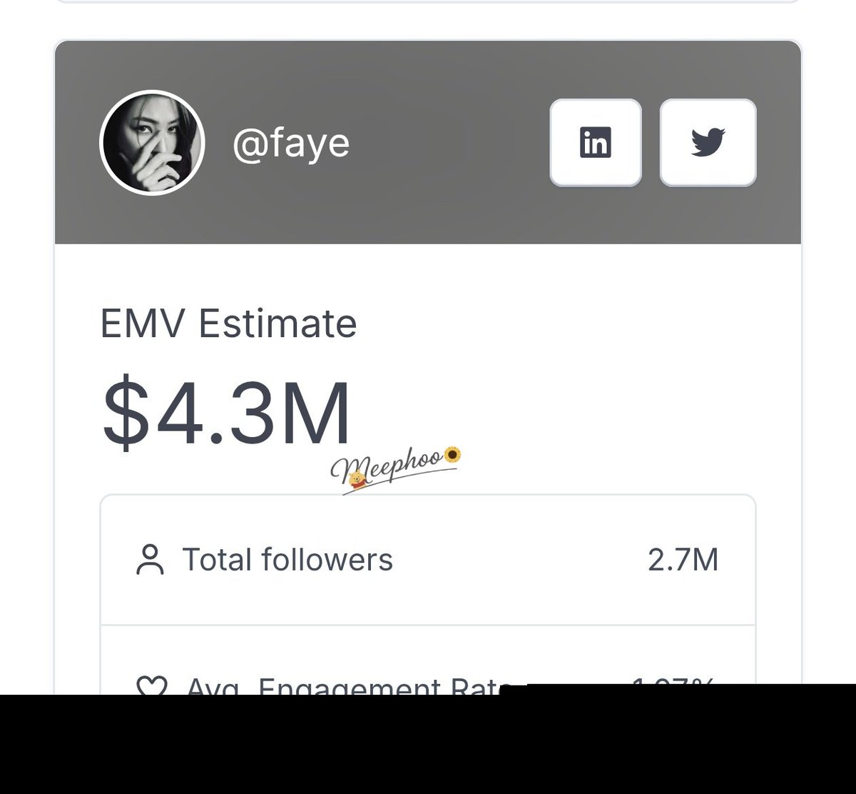 MooSasima1304's tweet photo. 😍ขยับขึ้นให้ชื่นใจอีกแล้ว
📈EMV Estimate  4.3 M
 💪Fayemily ยอดมนุษย์

#FayePeraya https://t.co/ncFSRAA1KB