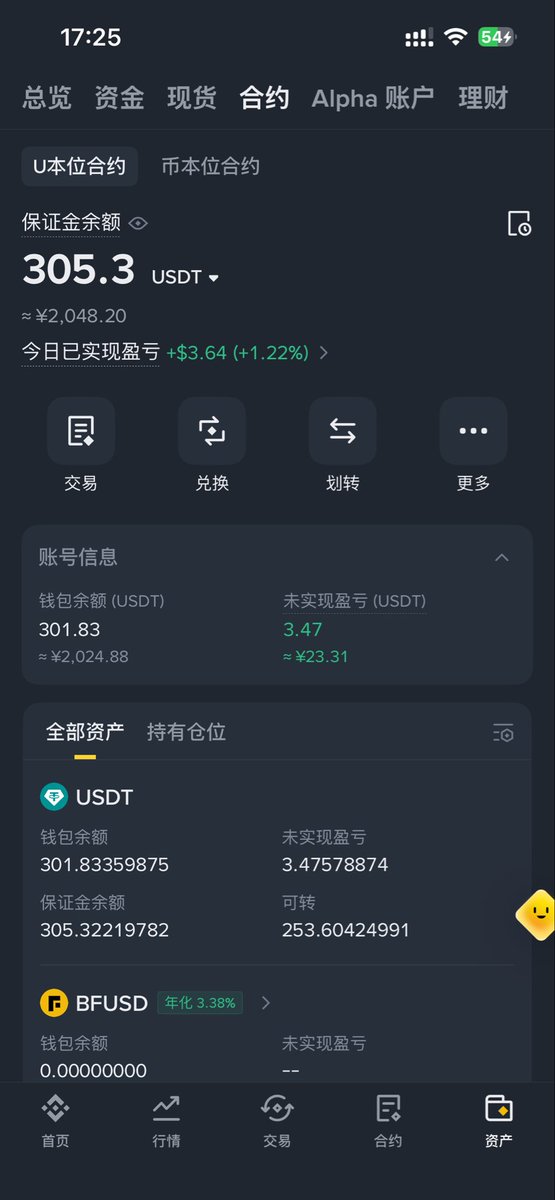xsanxiu's tweet photo. 从9月7日开始交易
初始金额100u
计划做到1000u，时间不限
目前305，还需努力呀 https://t.co/J0j73xHl7A