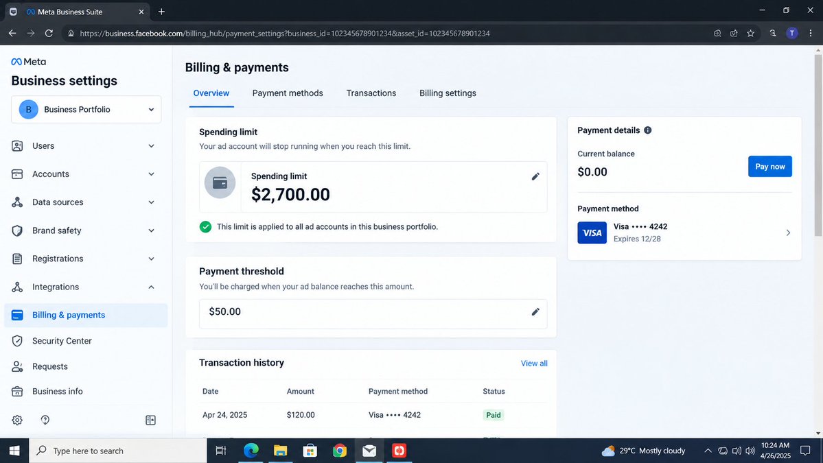 zanadee01's tweet photo. 🔥 BM2500 AVAILABLE
💳 $2,700 Spending Limit
✅ Payment method attached
📩 Available for serious buyers only
DM me for price &amp; details.
Telegram: @sumerbois
#MetaAds #FacebookAds #MediaBuying https://t.co/q4avdrJPNu
