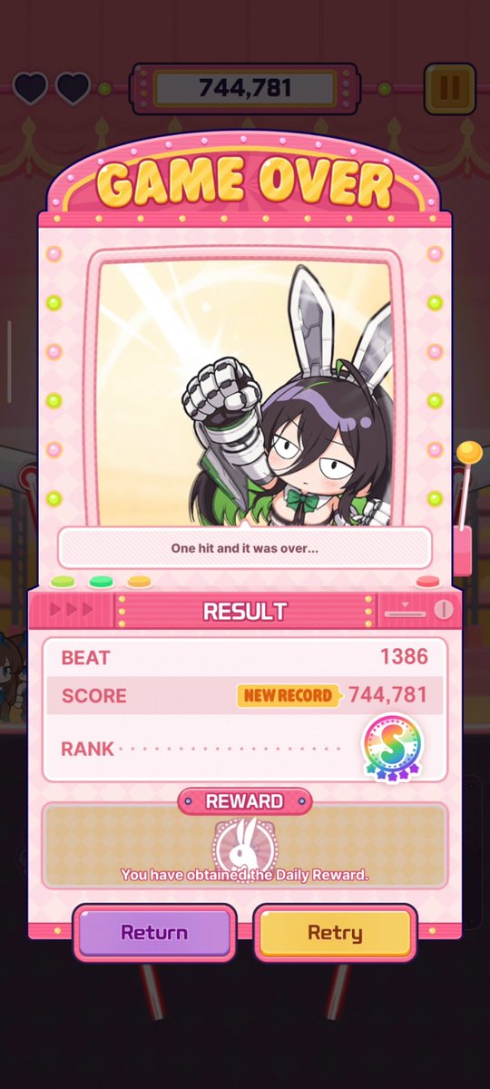 alc0wl's tweet photo. It seems I won't have spare time to try for a million.  But Ok. https://t.co/ZeKk4XNaam