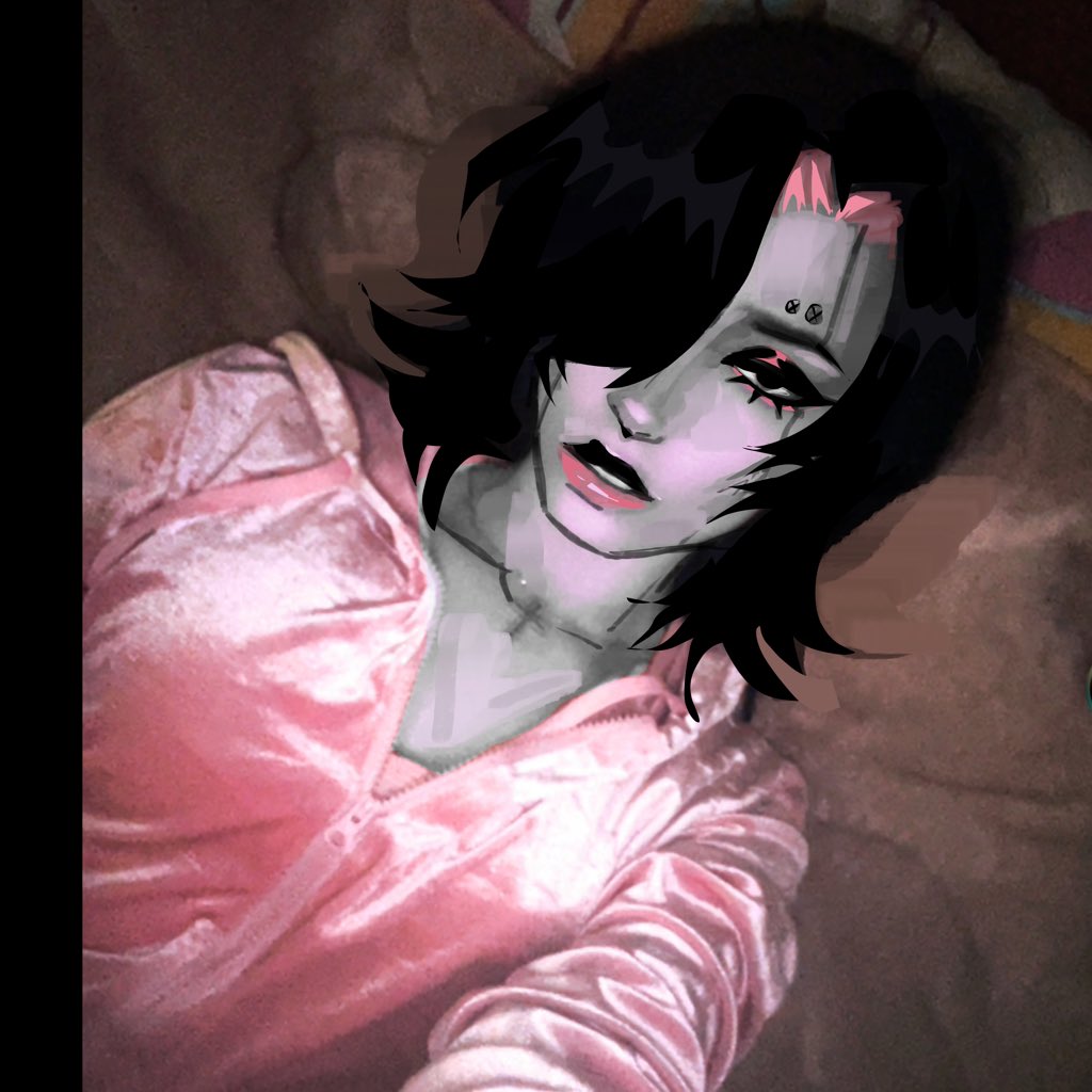 deadglvm's tweet photo. I probably will be busy for the rest for the day so I just traced my selfie to make this up pls don’t beat me
#mettaton https://t.co/DzgWp4cRaH