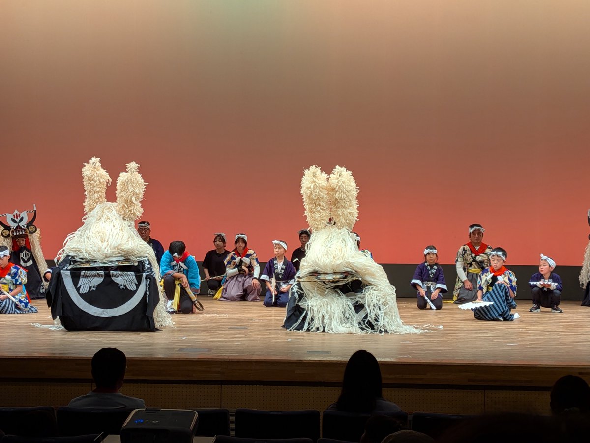 gyozanryu's tweet photo. 本日はこちらです!
遠野の郷土芸能
しし踊　魂の躍動
#鱒沢獅子踊り保存会
#行山流湧水鹿踊保存会 https://t.co/3TEdvbsYAj