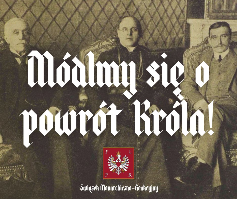 ZMReakcyjny's tweet photo. Módlmy się dziś o #PowrótKróla 🙏 https://t.co/MDMIbkXR4j