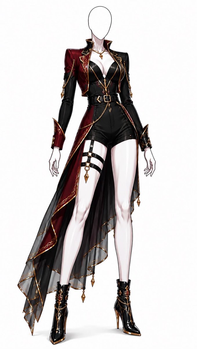 crimsonheirloom's tweet photo. bold, dramatic, and regal with striking black, burgundy, and gold details. https://t.co/4wEcDSgez7